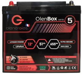 OlenBox 5 sans écran - 12V/51Ah 