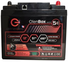 OlenBox 5C avec écran 12V/51Ah 