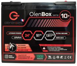 OlenBox 10+ - 24V/51Ah