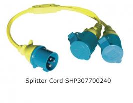 Splitter Cord 16A/250V CEE/2xCEE